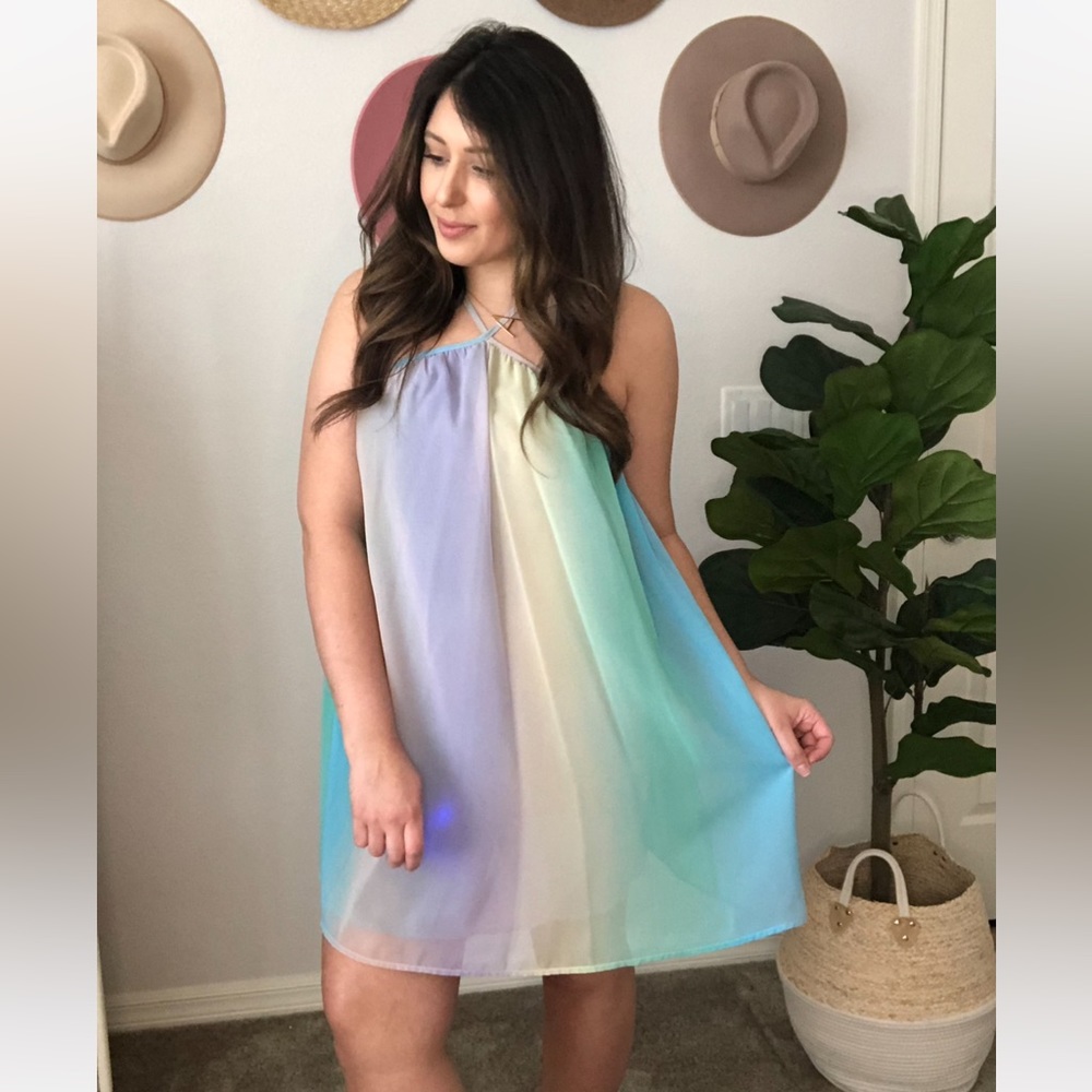 Show me your mumu rainbow dress